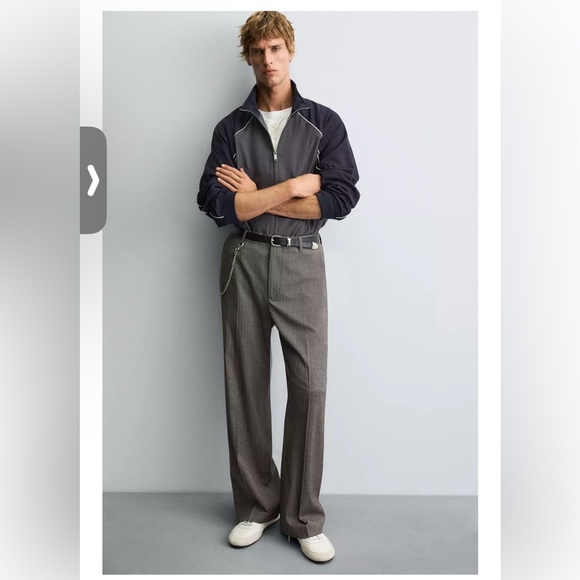 Zara Men’s Color Block Contrast Jacket - Picture 6 of 12